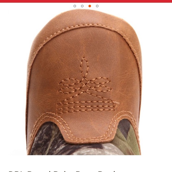 Like new baby camo cowboy boots! Worn once! - Picture 4 of 13